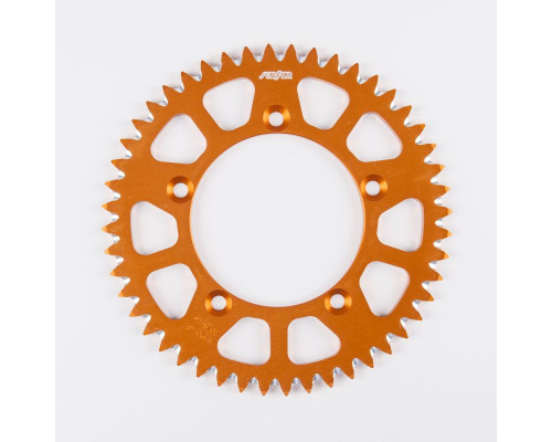 Задня зірочка алюмінієва sunstar (ergal) 4486 46 ktm xc 105 '08-09 (ланцюг 428) (448646jt) помаранчевий