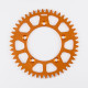 Задня зірочка алюмінієва sunstar (ergal) 4486 46 ktm xc 105 '08-09 (ланцюг 428) (448646jt) помаранчевий