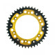 supersprox задня зірочка 899 42 stealth (сталь-алюміній) ktm sx/exc (jtr897.42) золотий колір