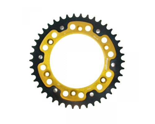 supersprox задня зірочка 899 42 stealth (сталь-алюміній) ktm sx/exc (jtr897.42) золотий колір