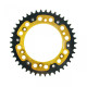 supersprox задня зірочка 899 42 stealth (сталь-алюміній) ktm sx/exc (jtr897.42) золотий колір