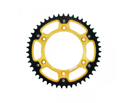 Задня зірочка supersprox 899 47 stealth (сталь-алюміній) ktm sx/exc (jtr897.47) золотий колір