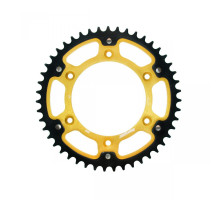 Задня зірочка supersprox 899 47 stealth (сталь-алюміній) ktm sx/exc (jtr897.47) золотий колір