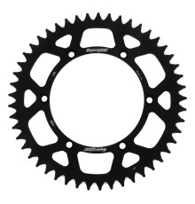 Supersprox продаж алюмінієва задня зірочка 7075-t6 (ergal) 489 49 kawasaki kx/kxf 84-18 (jtr460.49) чорний