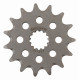 Зірочка передня supersprox 435 15 самоочищуюча suzuki drz 400, dr 350, rm 250 '08-'12 (jtf432.15) (ланцюг 520)