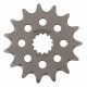 Зірочка передня supersprox 435 15 самоочищуюча suzuki drz 400, dr 350, rm 250 '08-'12 (jtf432.15) (ланцюг 520)