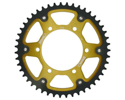 Задня зірочка supersprox 270 49 stealth (сталь/алюміній) yamaha yz/yzf '99-'18 (jtr251.49) (jtr245/2.49) колір золота