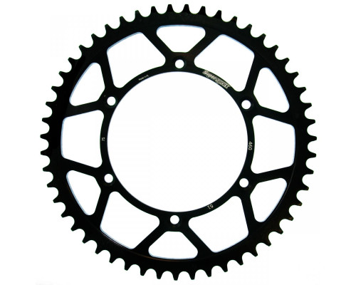 Задня зірочка supersprox 489 51 kawasaki kx/kxf '84-18 (jtr460.51) чорна сталь