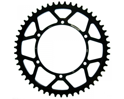 Задня зірочка supersprox 489 51 kawasaki kx/kxf '84-18 (jtr460.51) чорна сталь