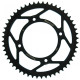 Зарідня зірочка supersprox 798 52 suzuki rm 85 02-12, yamaha yz 80/85 (jtr798.52) (ланцюг 428) чорна сталь
