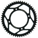 Зарідня зірочка supersprox 798 52 suzuki rm 85 02-12, yamaha yz 80/85 (jtr798.52) (ланцюг 428) чорна сталь