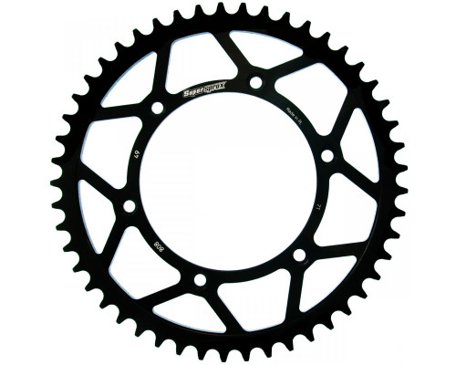 Задня зірочка supersprox 808 49 suzuki rm/rmz (jtr808.49) чорна сталь
