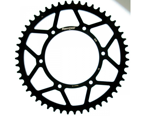 Задня зірочка supersprox 808 51 suzuki rm/rmz (jtr808.51) чорна сталь