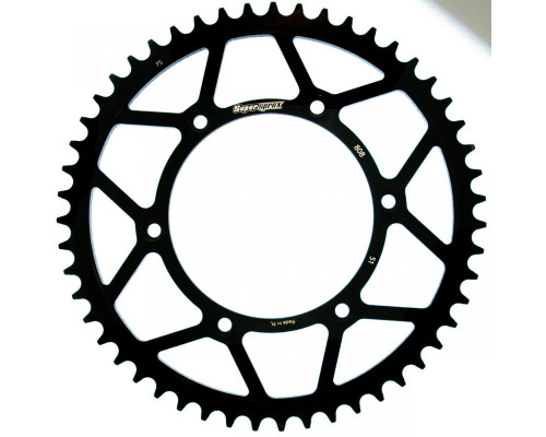 Задня зірочка supersprox 808 51 suzuki rm/rmz (jtr808.51) чорна сталь