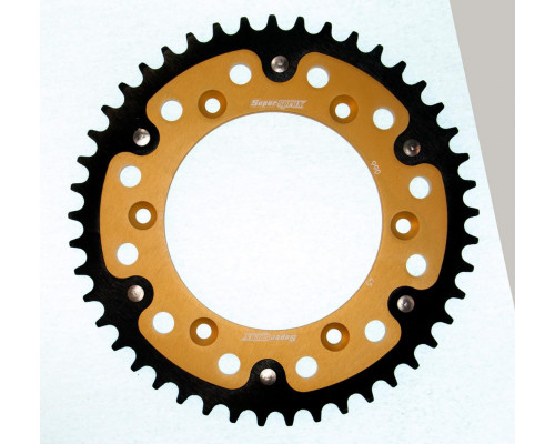 Задня зірочка supersprox 899 45 stealth (сталь/алюміній) ktm sx/exc (jtr897.45) gold