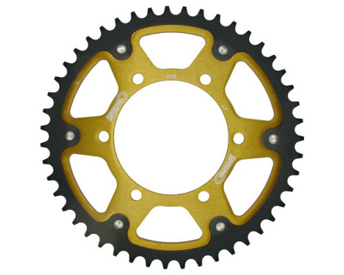 Задня зірочка supersprox 899 46 stealth (сталь/алюміній) ktm sx/exc (jtr897.46) gold