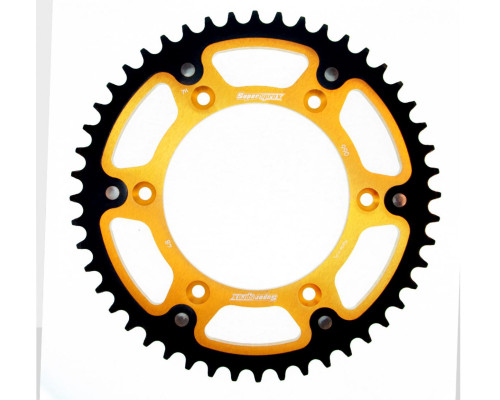Задня зірочка supersprox 899 48 stealth (сталь/алюміній) ktm sx/exc (jtr897.48) gold