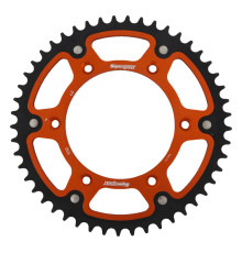 Задня зірочка supersprox 899 48 stealth (сталь/алюміній) ktm sx/exc/excf/sxf, husqvarna te/tc/fe/tc '16- (jtr897.48) оранжевий