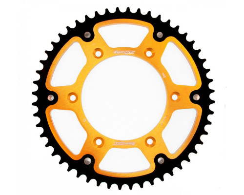 Задня зірочка supersprox 899 52 stealth (сталь/алюміній) ktm sx/exc (jtr897.52) gold