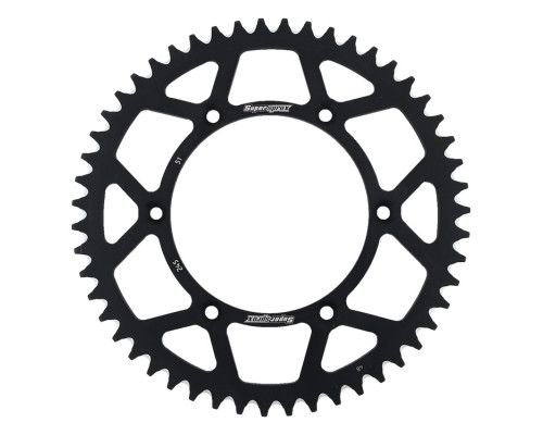 Задня зірочка алюмінієва supersprox 7075-t6 (ergal) 270 51 yamaha yz/yzf '99-'18 (jtr251.51) (jtr245/2.51) чорний