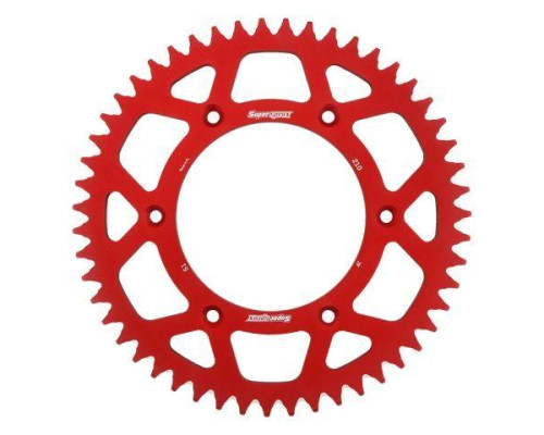 Задня зірочка алюмінієва supersprox 7075-t6 (ergal) 289 51 honda cr/crf '83-'16 (jtr210.51) червона