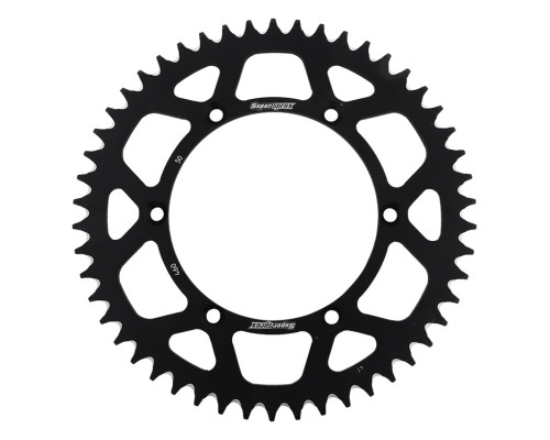 Задня зірочка алюмінієва supersprox 7075-t6 (ergal) 489 50 kawasaki kx/kxf 84-18 (jtr460.50) чорний