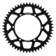 Задня зірочка алюмінієва supersprox 7075-t6 (ergal) 489 51 kawasaki kx/kxf 84-18 (jtr460.51) чорний