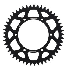 Задня зірочка алюмінієва supersprox 7075-t6 (ergal) 808 49 suzuki rm/rmz (jtr808.49) чорна