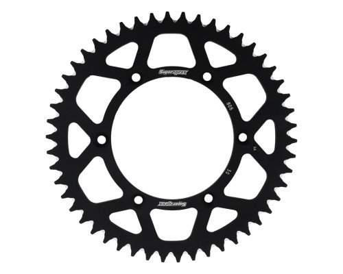 Задня зірочка алюмінієва supersprox 7075-t6 (ergal) 808 50 suzuki rm/rmz (jtr808.50) чорна