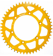 Задня зірочка алюмінієва supersprox 7075-t6 (ergal) 808 50 suzuki rm/rmz (jtr808.50) золотий колір