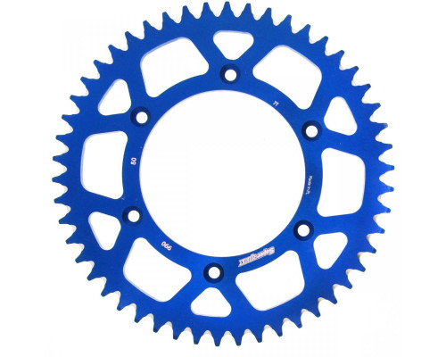 Задня алюмінієва зірочка supersprox 7075-t6 (ergal) 899 50 ktm sx/exc (jtr897.50) синя
