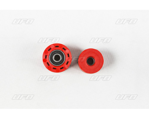 Набір роликів ufo 2шт. ланцюг верхний і нижний honda crf 250r '12-18, crf 450r/x '12-16 red (8x38x24mm) і (8x34x24mm) 79-5014, 79-5015