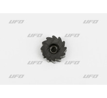 Ролик ланцюга ufo kawasaki kxf 250 '09-'20, kxf 450 '09-'18 колір чорний з передачами (8x38x24mm) 79-5014