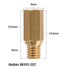 Prox main jet keihin тип 99101-357 діаметр №110 (1 шт.)