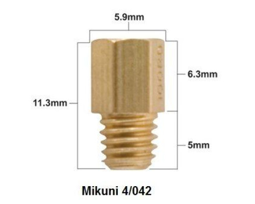 Prox main jet mikuni тип 4/042 діаметр №200 (1 шт.)