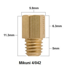 Prox main jet mikuni тип 4/042 діаметр №460 (1 шт.)