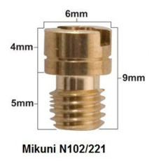Prox main jet mikuni тип n102/221 діаметр №137.5 (1 шт.)