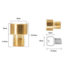 Prox main jet mikuni ЗАДНІe vm11/22 діаметр №115 ( 1 шт. )