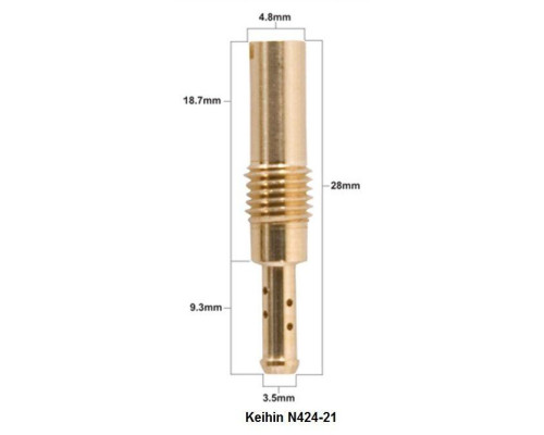 Сопло prox keihin повільний тип n424-21 діаметр №45 (1 шт.)