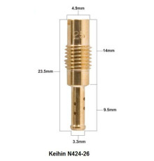Сопло prox keihin повільний тип n424-26 діаметр №42 (1 шт.)