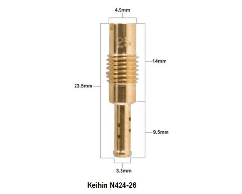 Сопло prox keihin повільний тип n424-26 діаметр №42 (1 шт.)