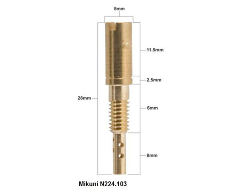 Prox mikuni повільна швидість сопла тип n224.103 діаметр №20 (1 шт.)