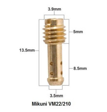 Prox mikuni повільна швидкість сопло vm22/210 діаметр №65 (1 шт.)