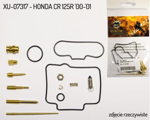 Ремкомплект карбюратора psychic honda cr 125r '00-'01 (26-1185) (для 1 карбюратора)