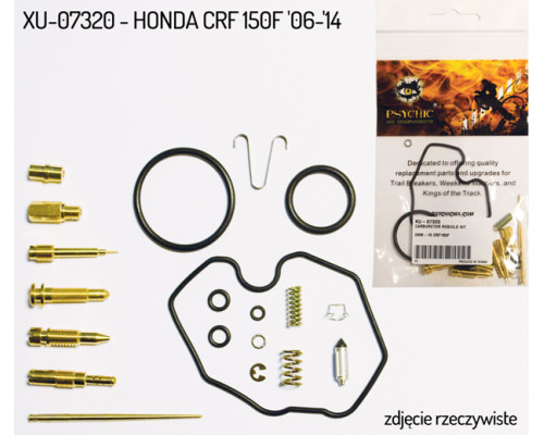 Ремкомплект карбюратора psychic honda crf 150f '06-'14 (26-1005) (для 1 карбюратора)