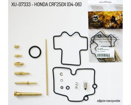 Ремкомплект карбюратора psychic honda crf 250x '04-'06 (26-1457) (для 1 карбюратора)