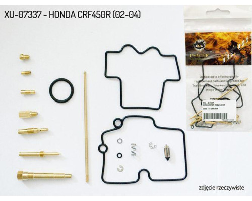 Ремкомплект карбюратора psychic honda crf 450r '02-'04 (26-1461) (для 1 карбюратора)