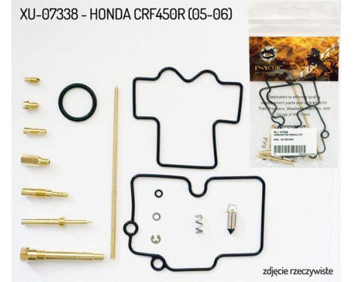 Ремкомплект карбюратора psychic honda crf 450r '05-'06 (26-1465) (для 1 карбюратора)