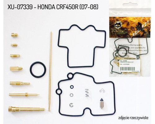 Ремкомплект карбюратора psychic honda crf 450r '07-'08 (26-1459) (на 1 карбюратор)