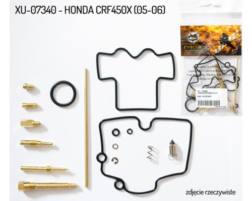 Ремкомплект карбюратора psychic honda crf 450x '05-'06 (26-1470) (для 1 карбюратора)